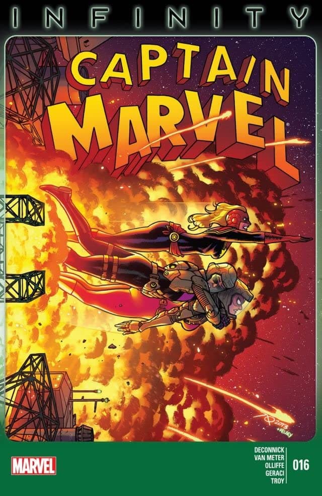 Captain Marvel #16 cover