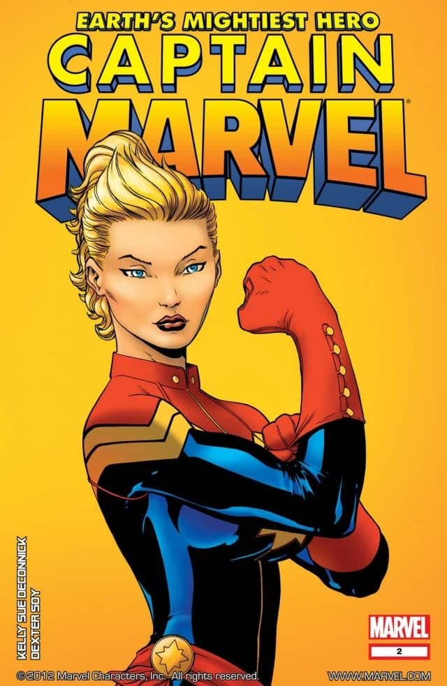 Captain Marvel #2 cover