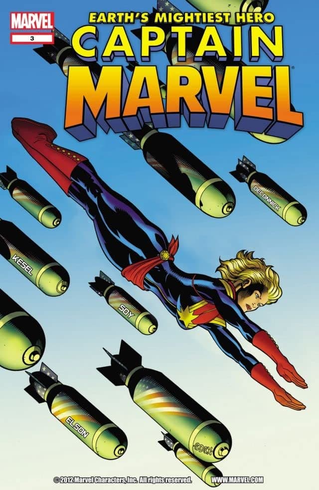 Captain Marvel #3 cover