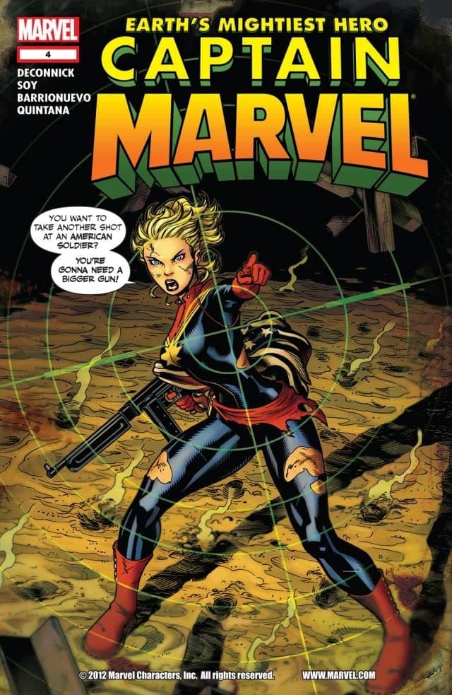 Captain Marvel #4 cover