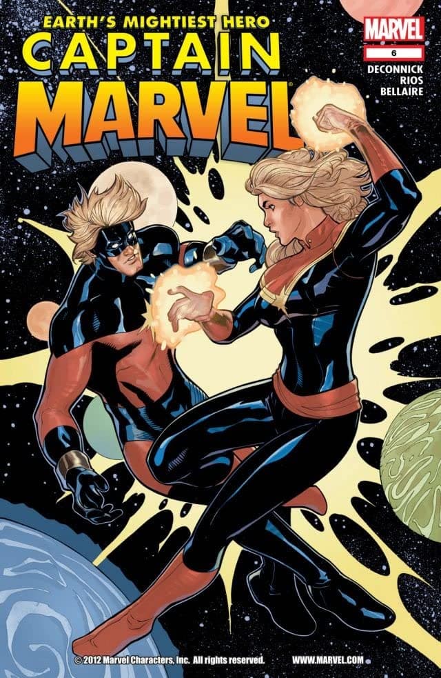 Captain Marvel #6 cover