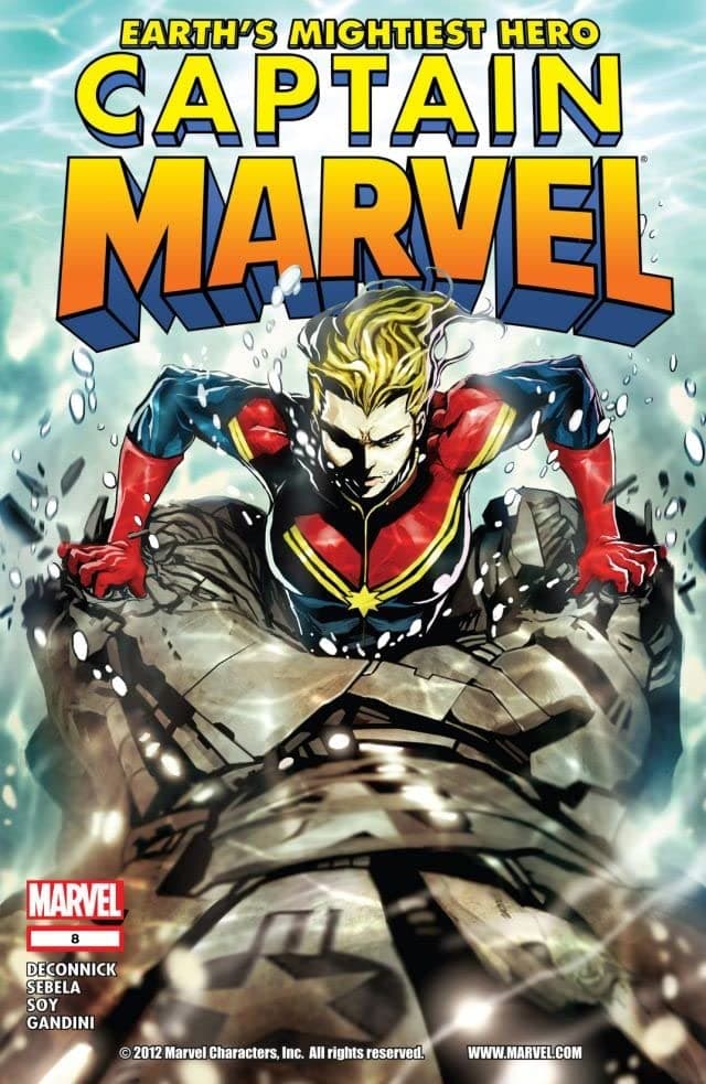 Captain Marvel #8 cover
