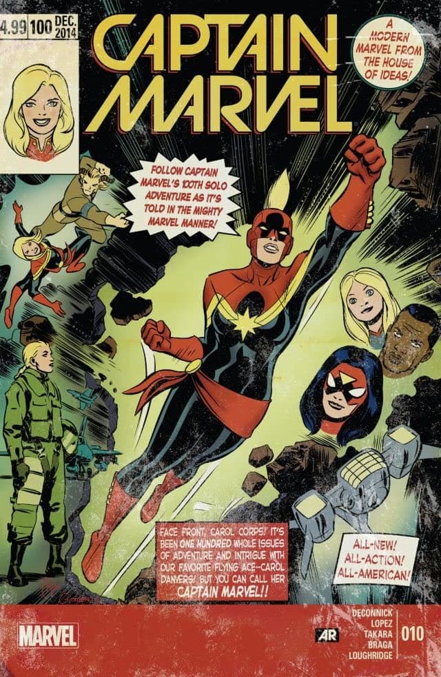 Captain Marvel #10 cover