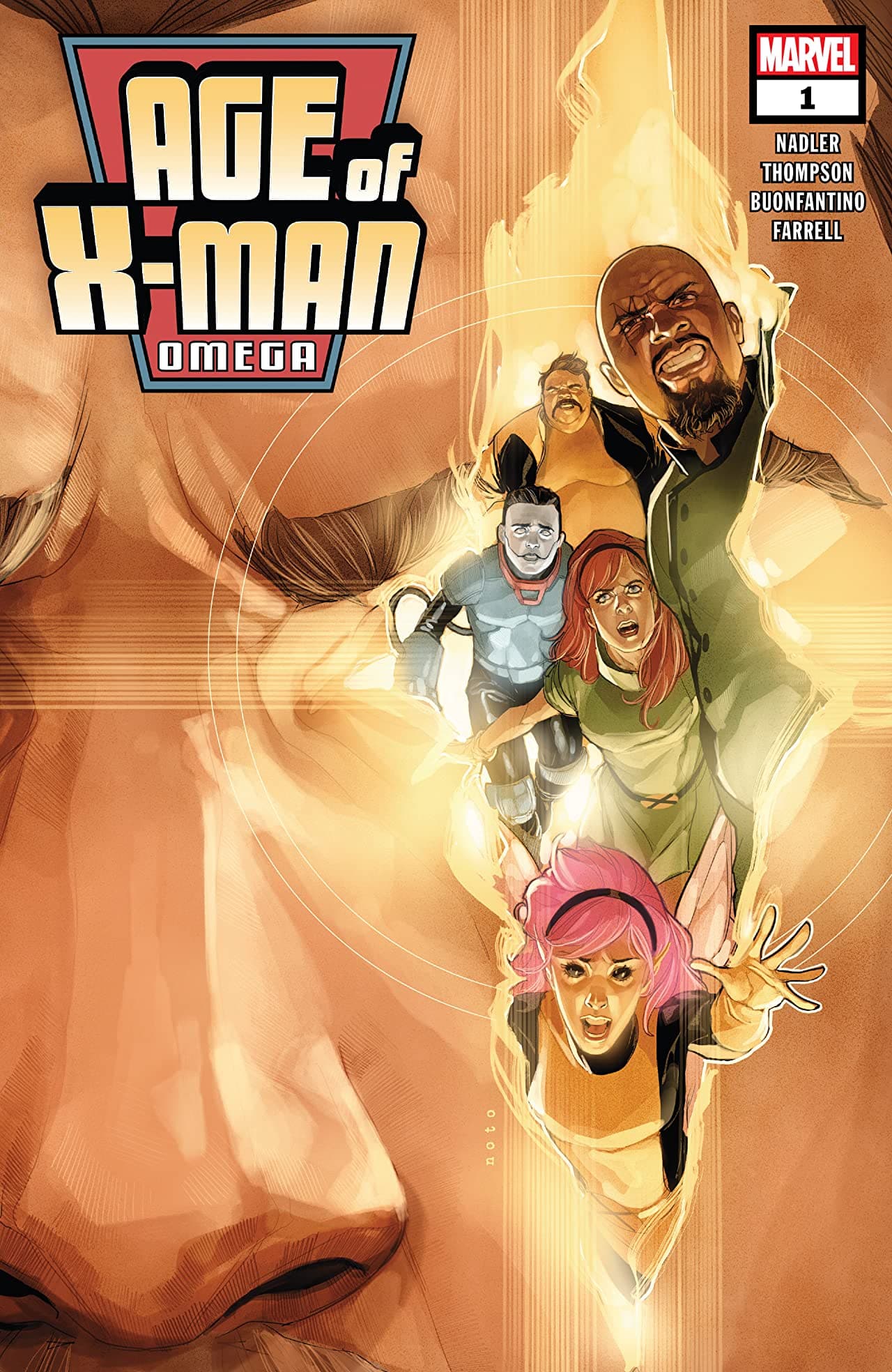 Age of X-Man Omega #1 cover