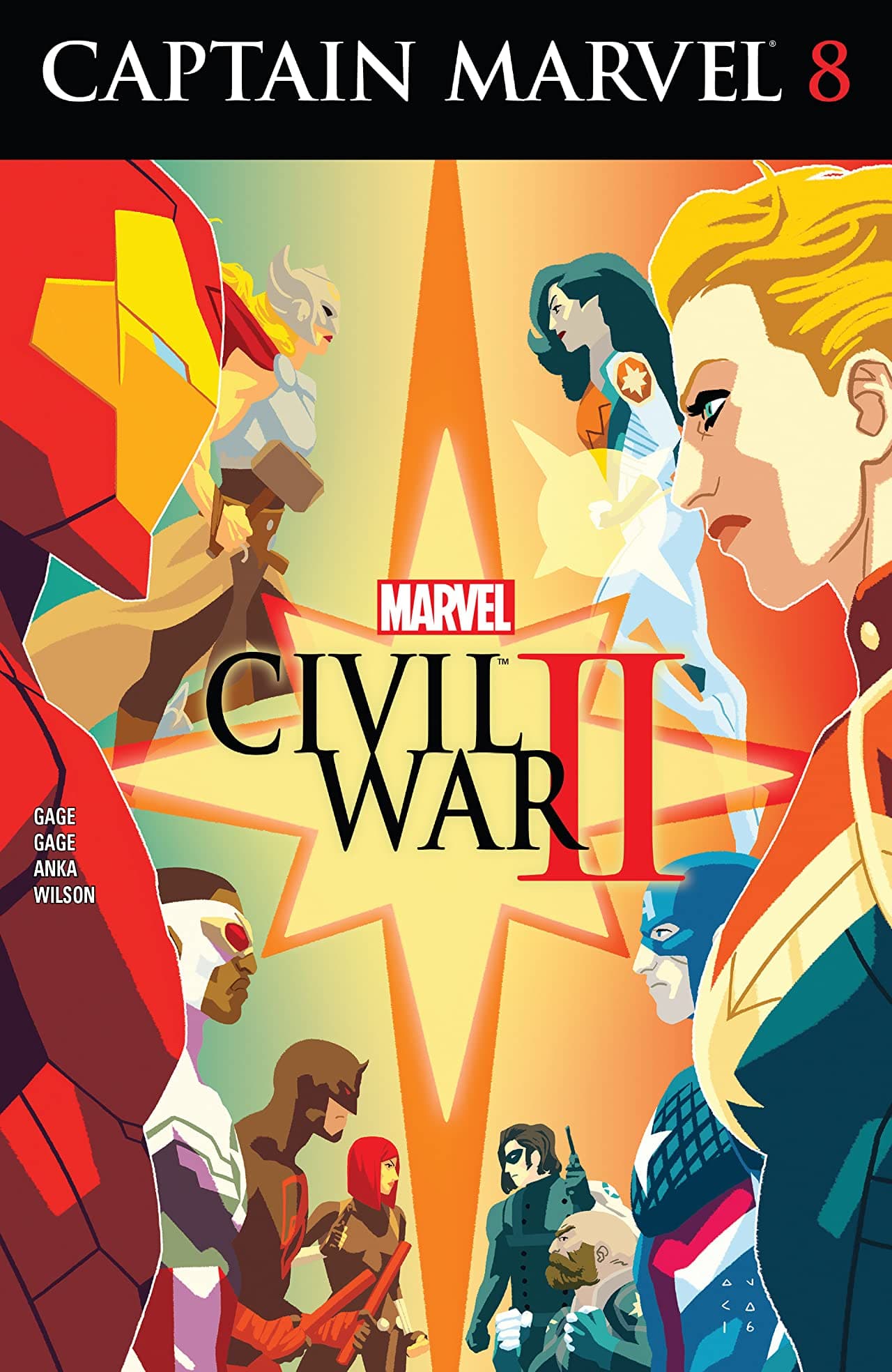 Captain Marvel #8 cover