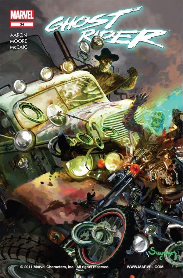 Ghost Rider #34 cover