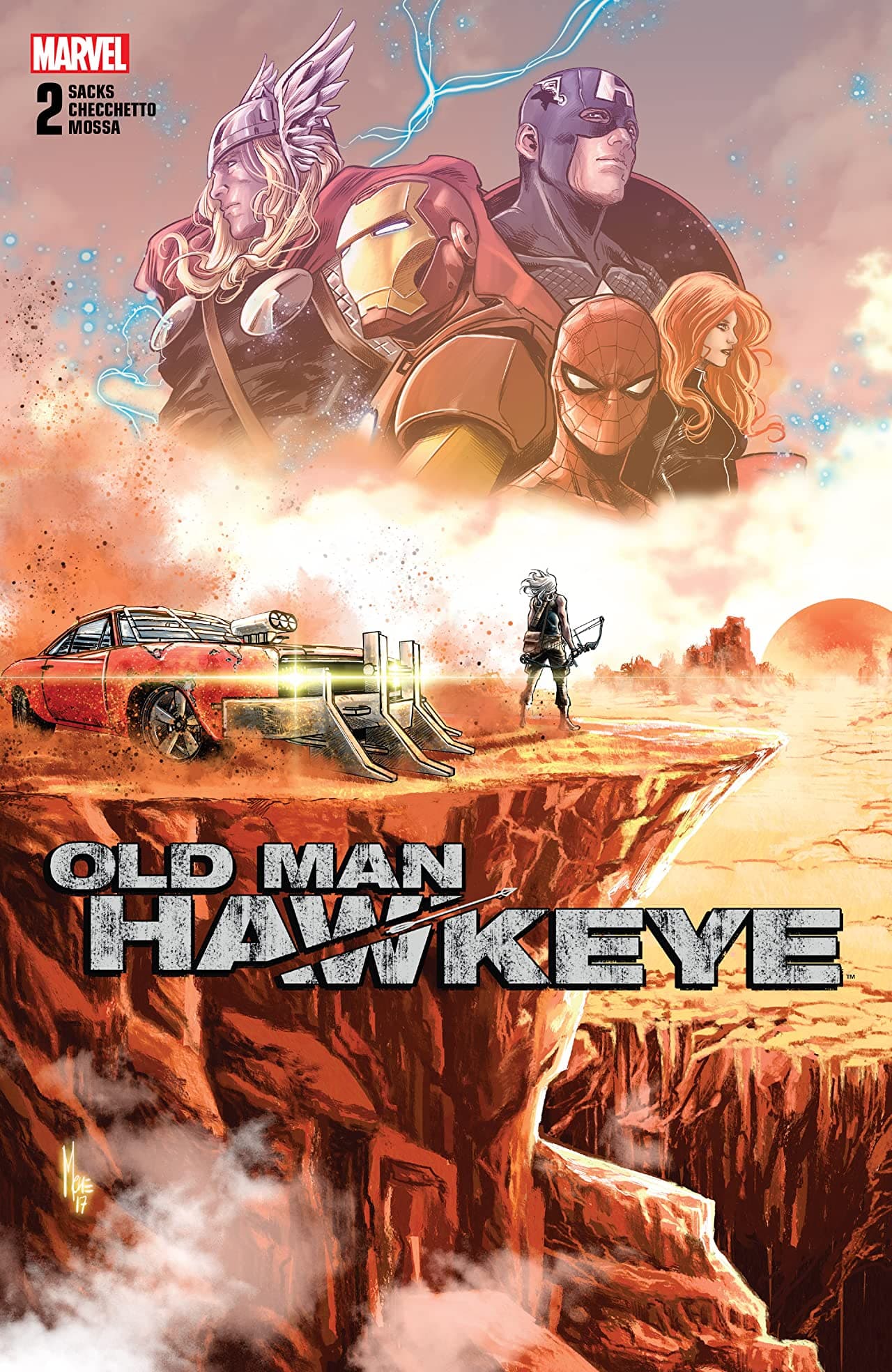 Old Man Hawkeye #2 cover