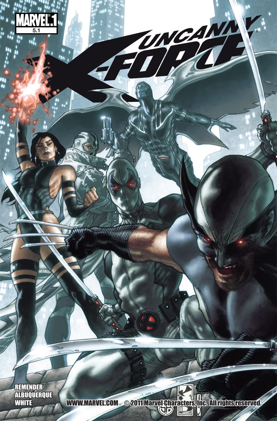 Uncanny X-Force #5.1 cover