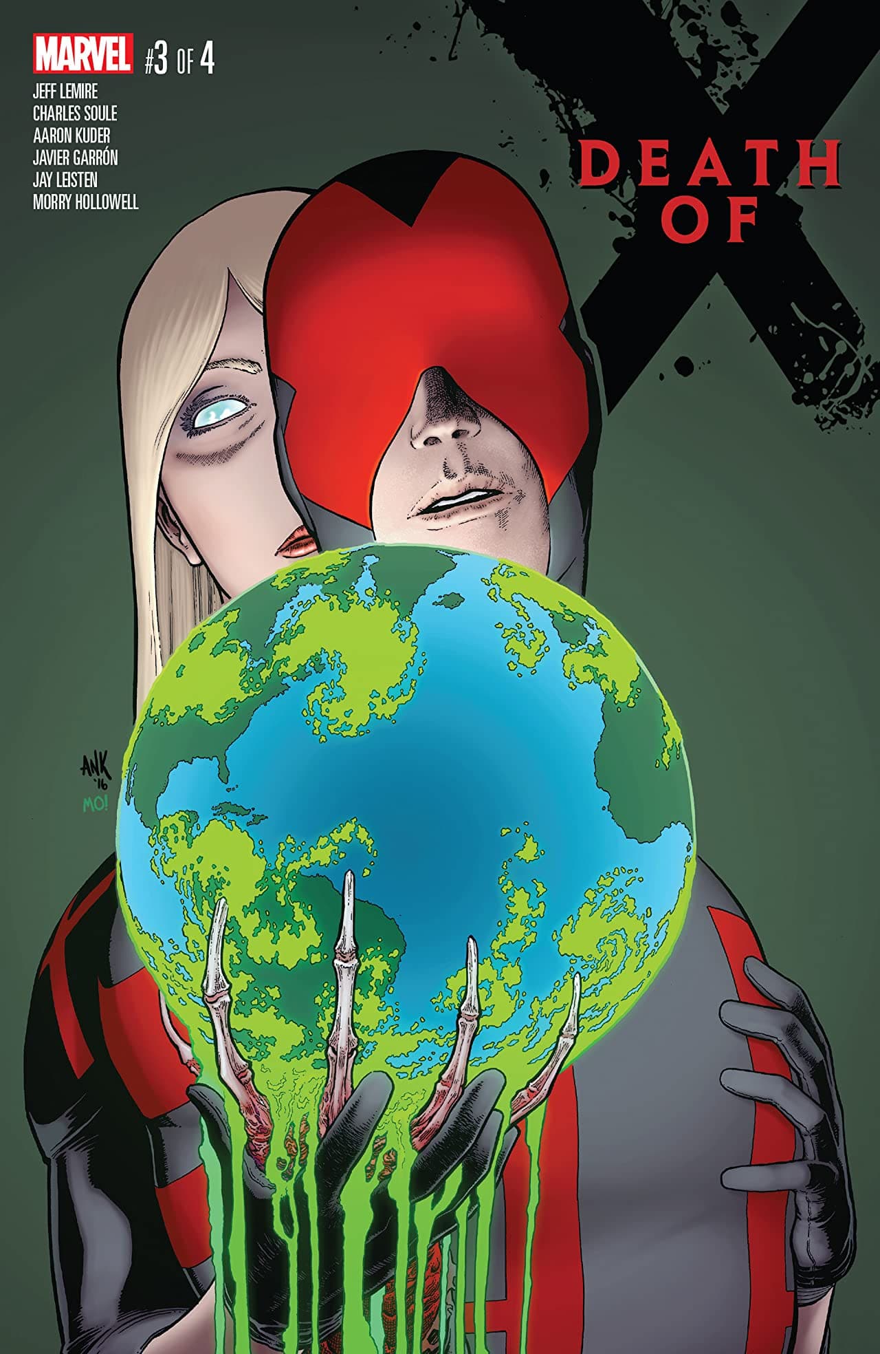 Death of X #3 cover