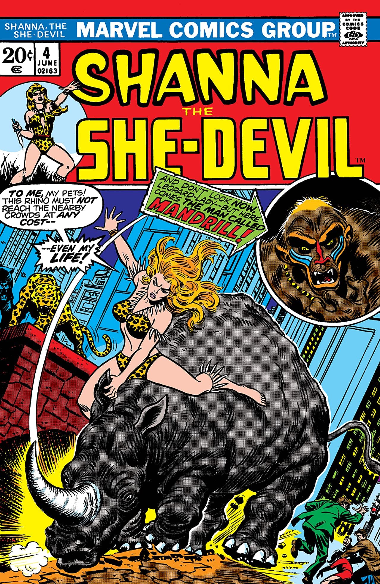 Shanna the She-Devil #4 cover