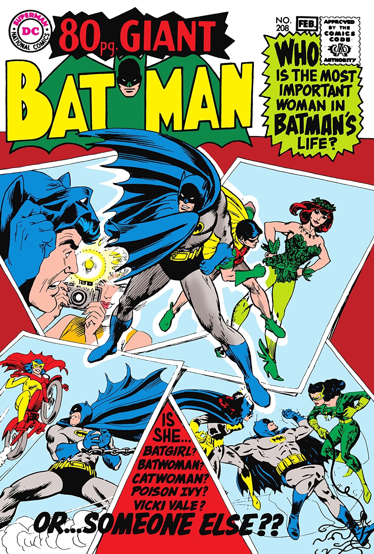 Batman #208 cover