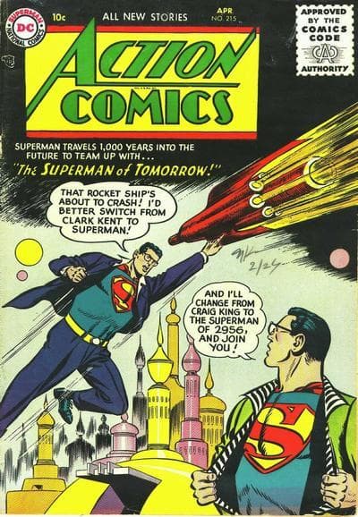 Action Comics #215 cover