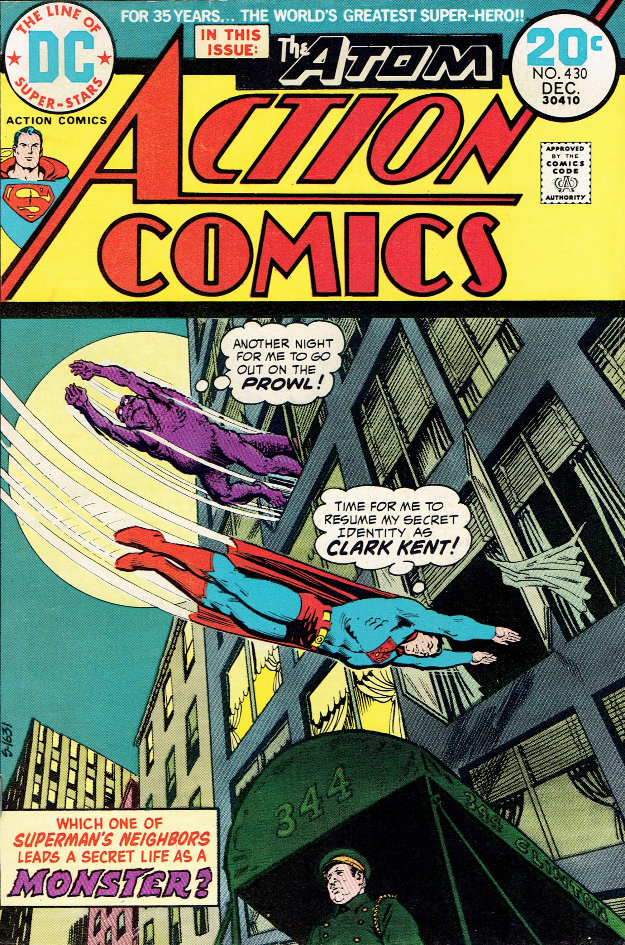 Action Comics #430 cover