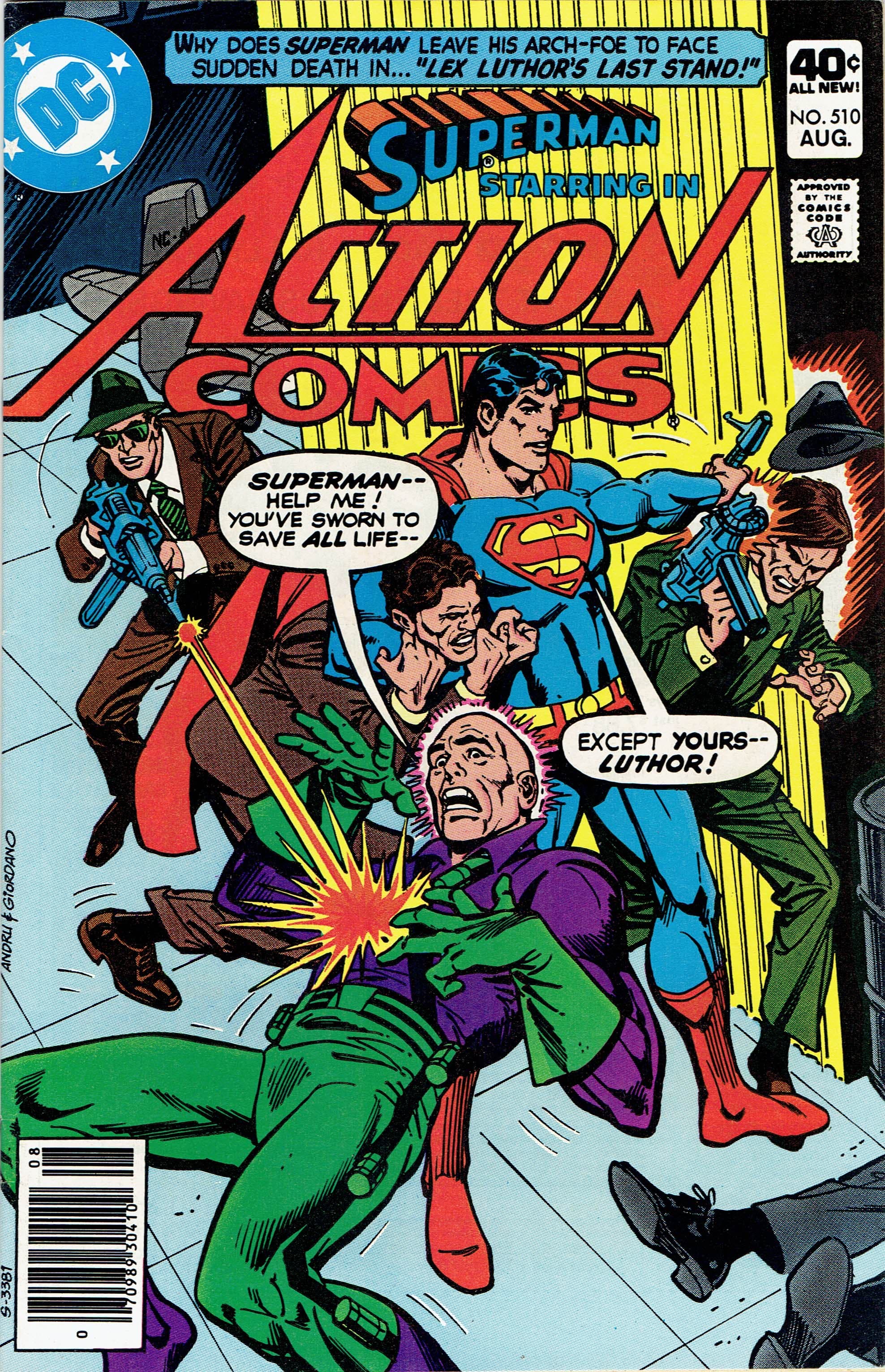 Action Comics #510 cover