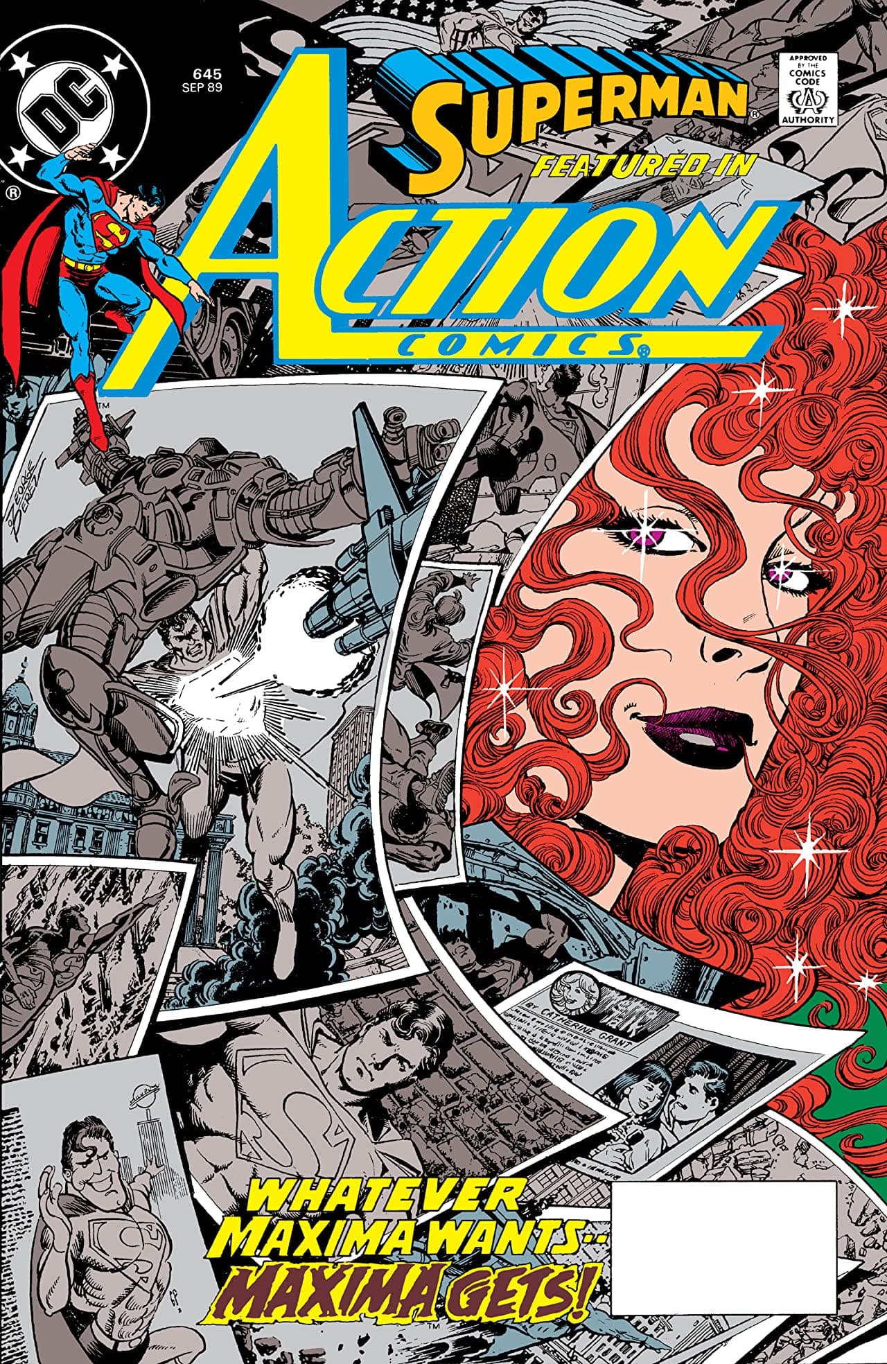 Action Comics #645 cover