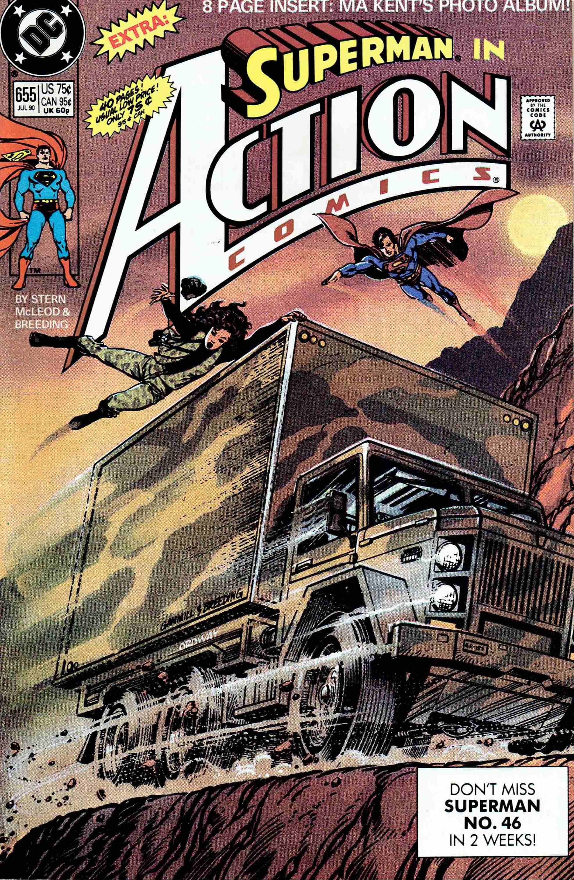Action Comics #655 cover