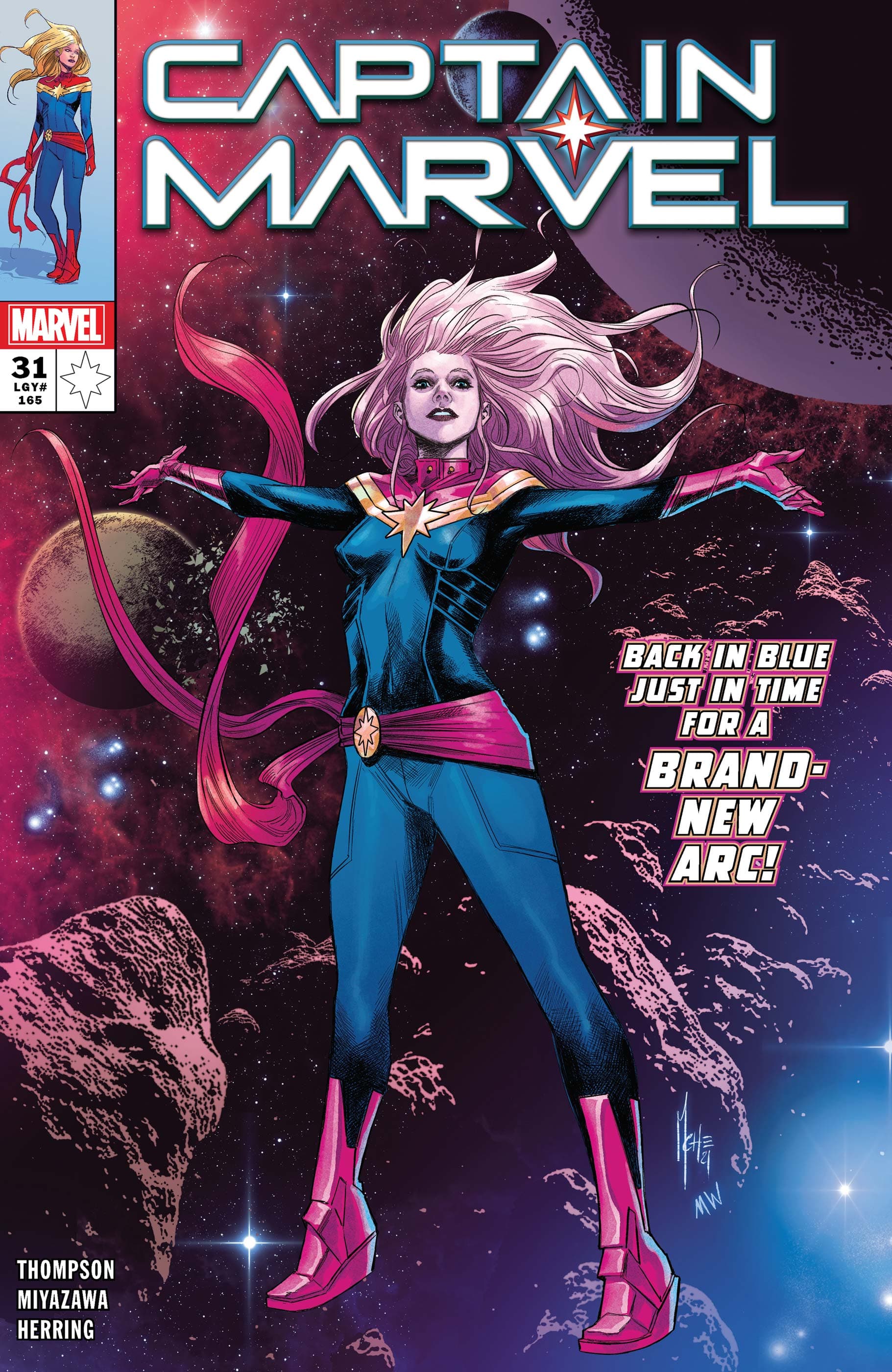 Captain Marvel #31 cover