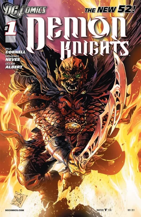 Demon Knights #1 cover