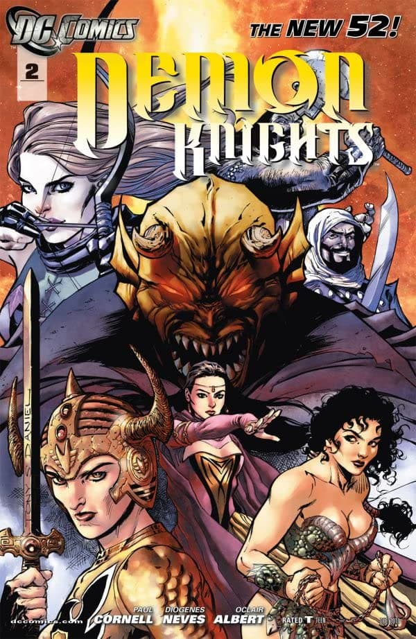 Demon Knights #2 cover