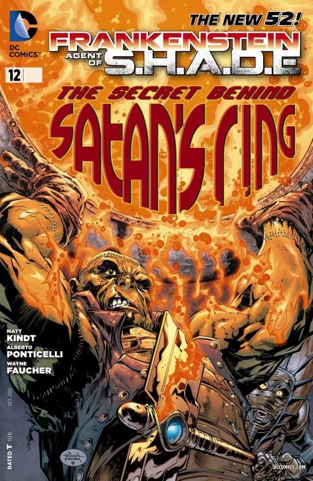 Frankenstein, Agent of S.H.A.D.E. #12 cover