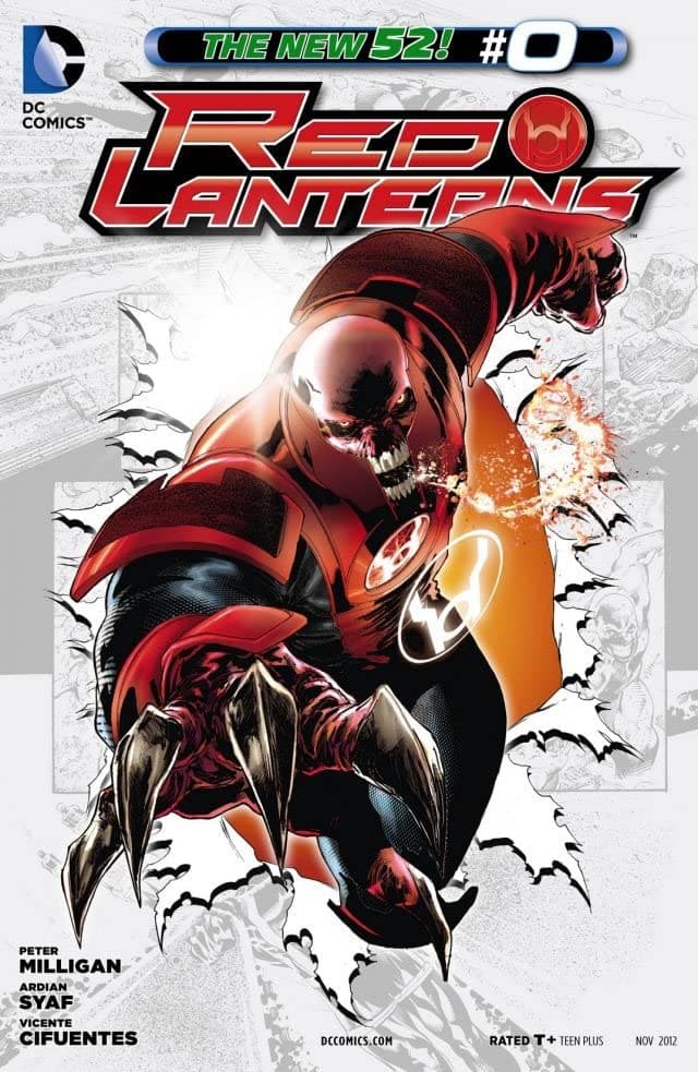 Red Lanterns #0 cover