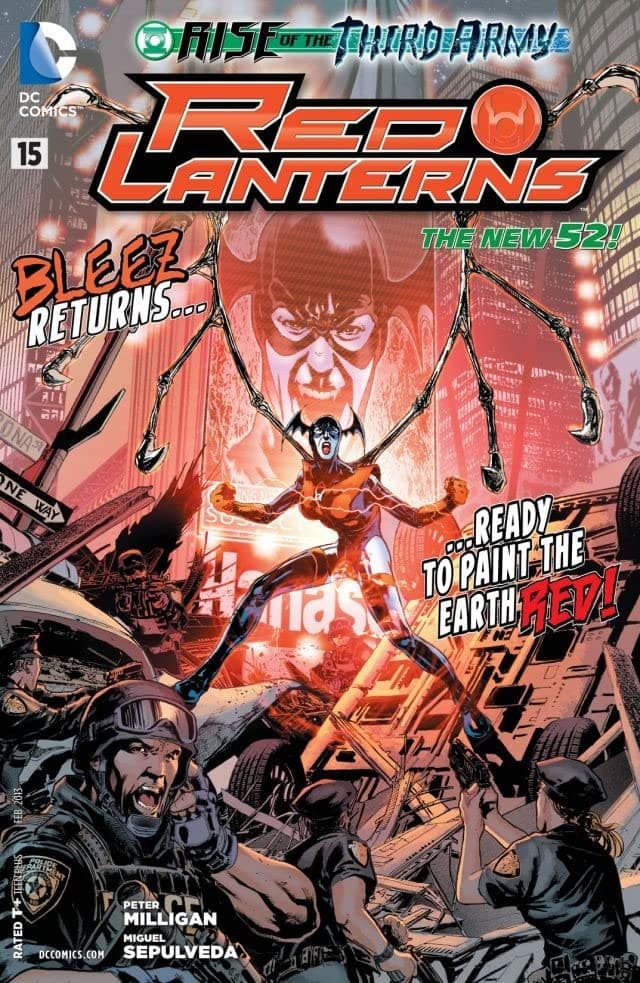 Red Lanterns #15 cover