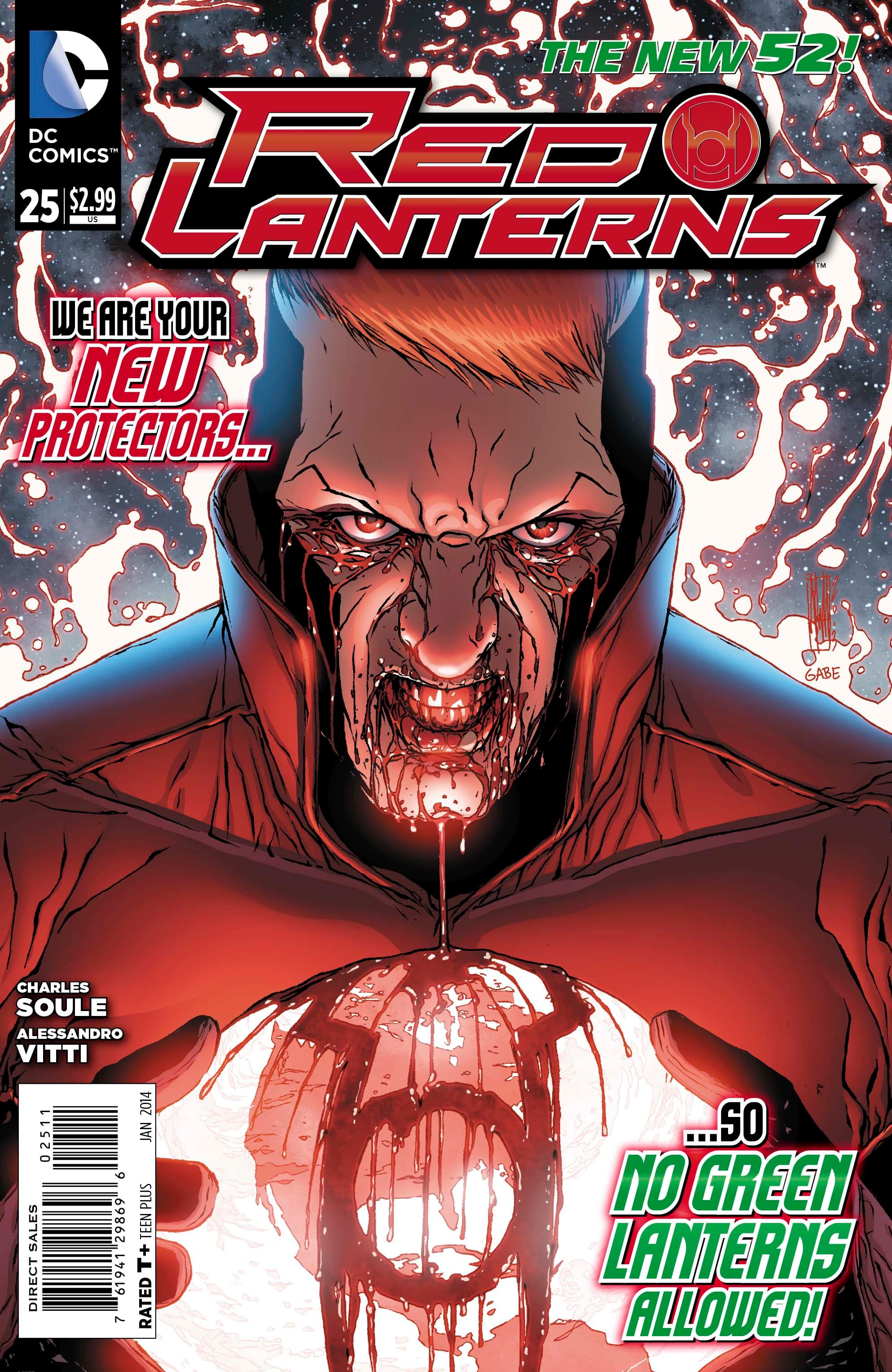 Red Lanterns #25 cover