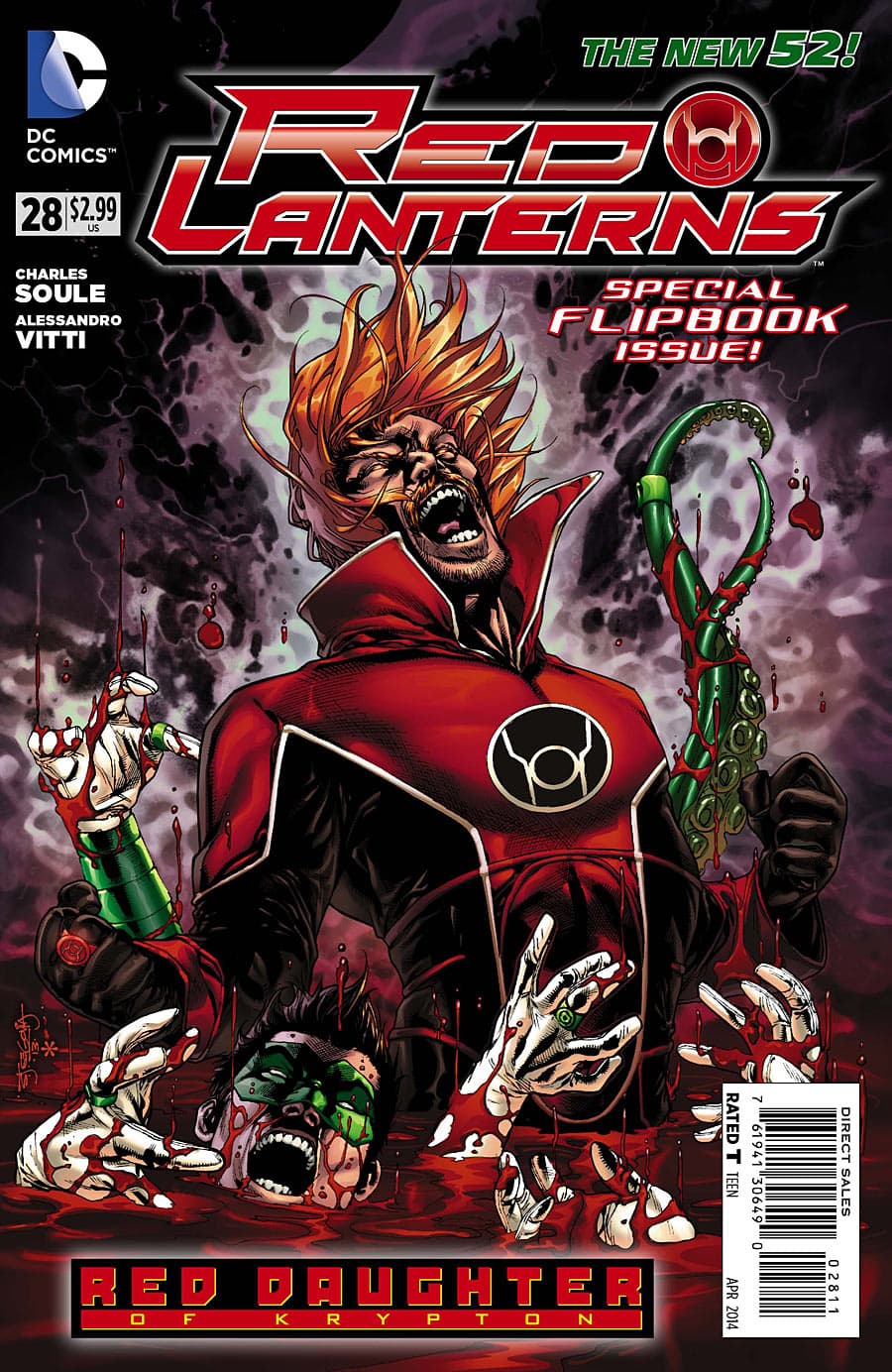 Red Lanterns #28 cover