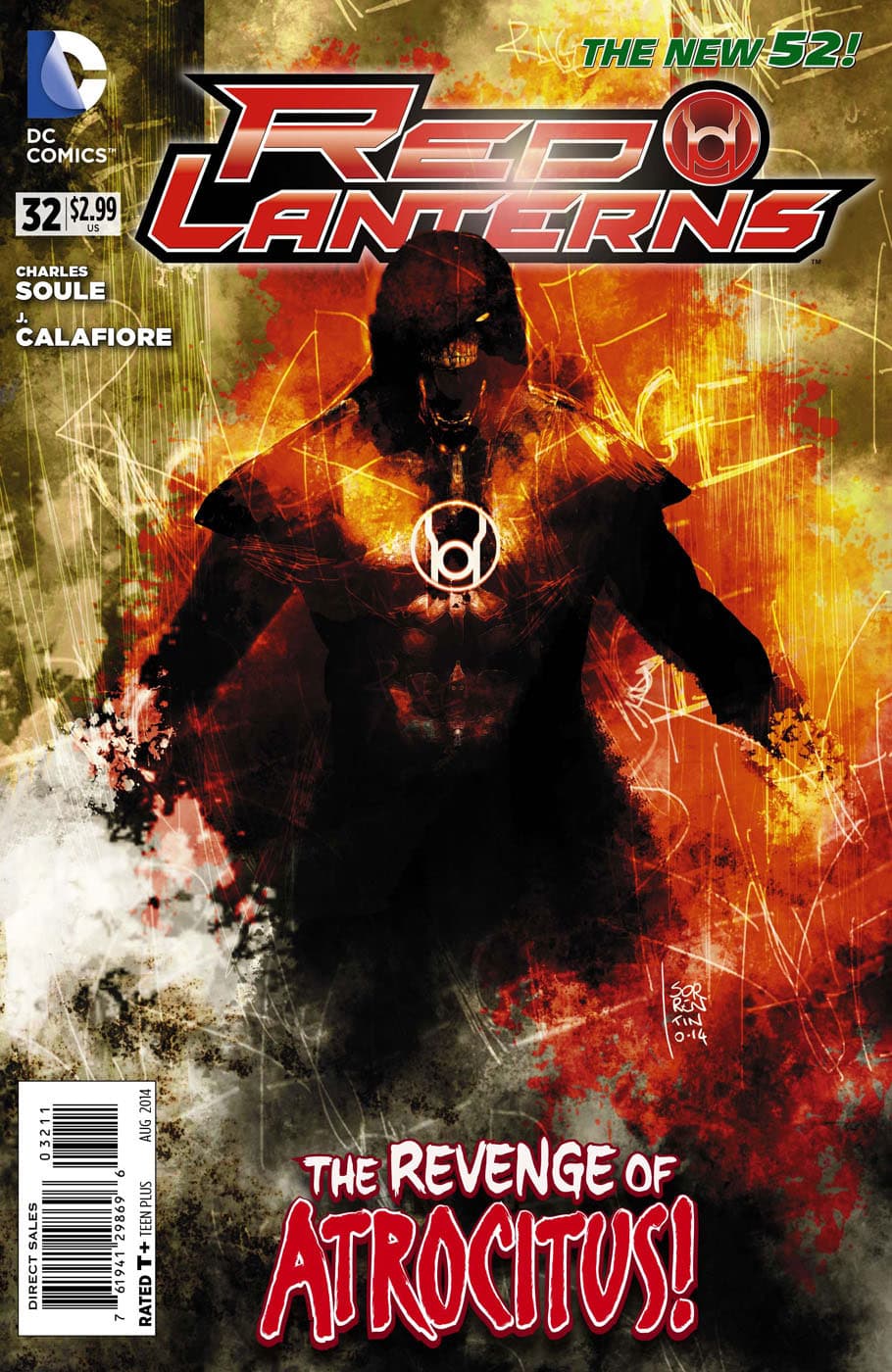 Red Lanterns #32 cover