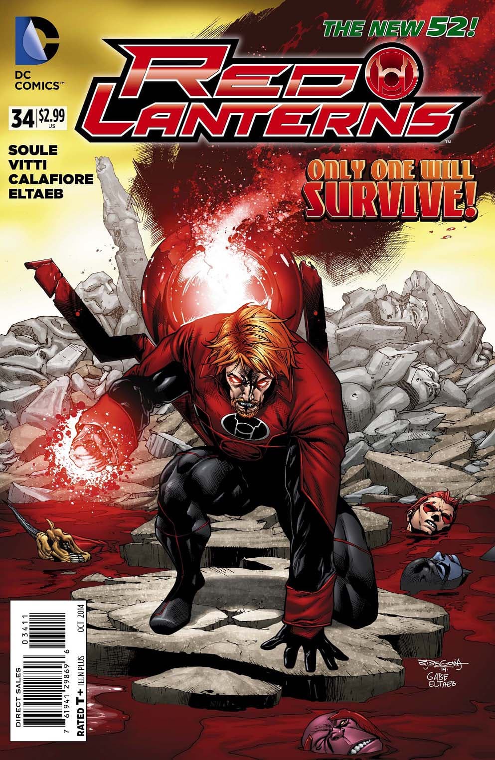 Red Lanterns #34 cover