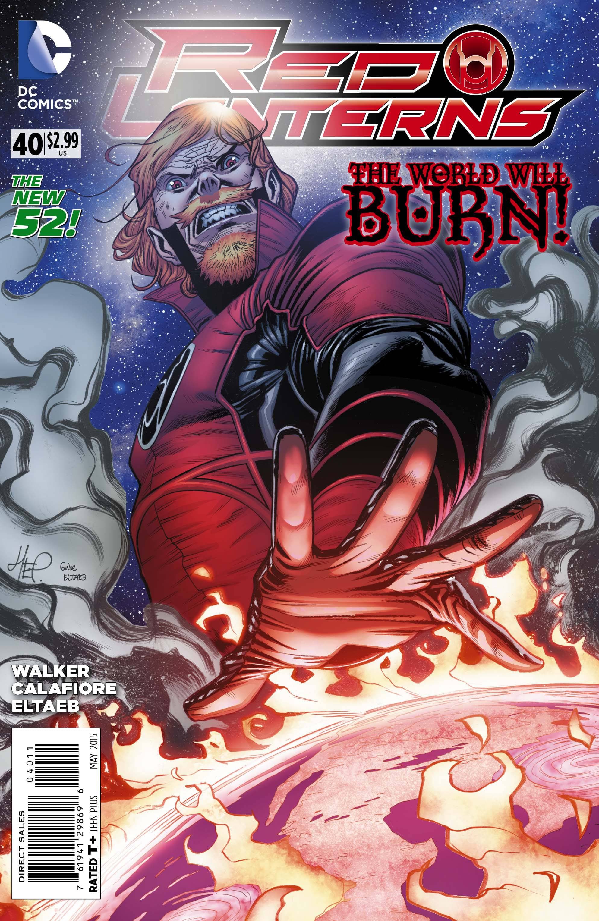 Red Lanterns #40 cover