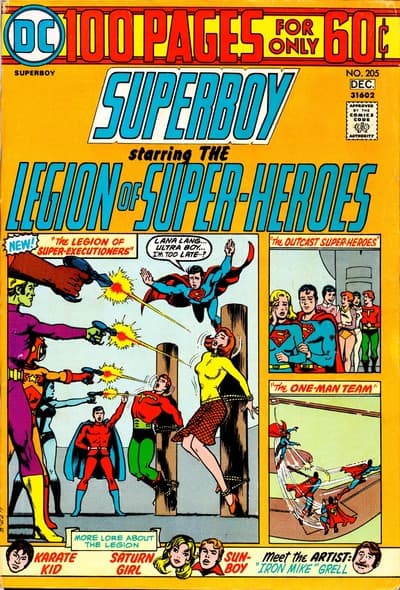 Superboy #205 cover