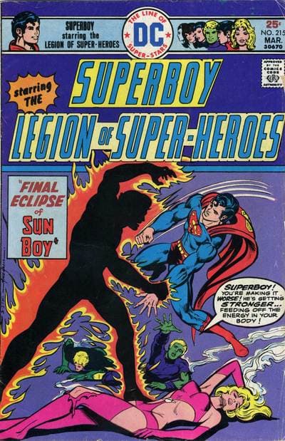 Superboy #215 cover