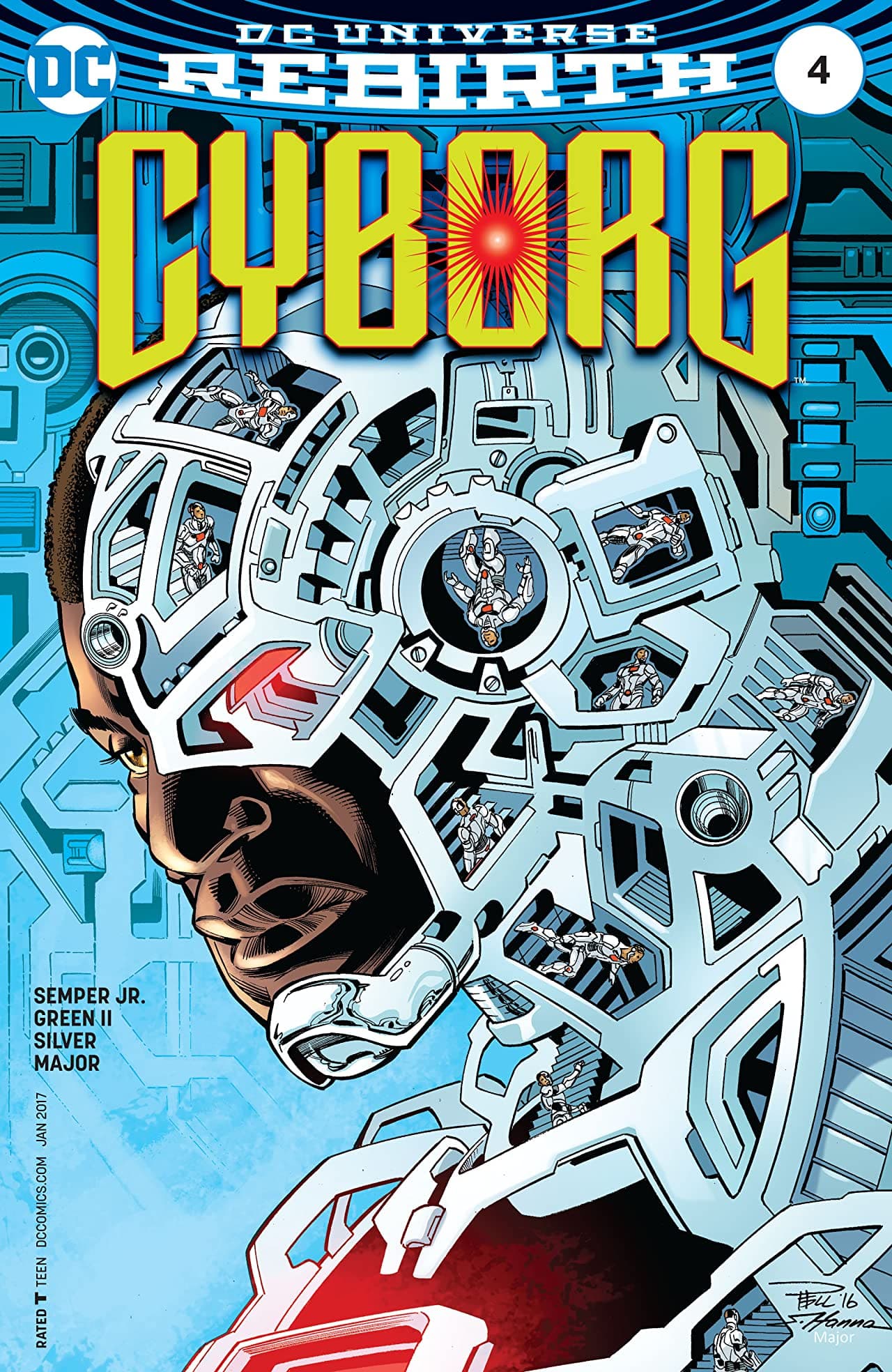 Cyborg #4 cover