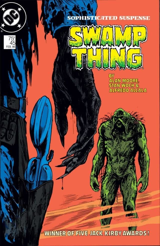The Saga of Swamp Thing #45 cover