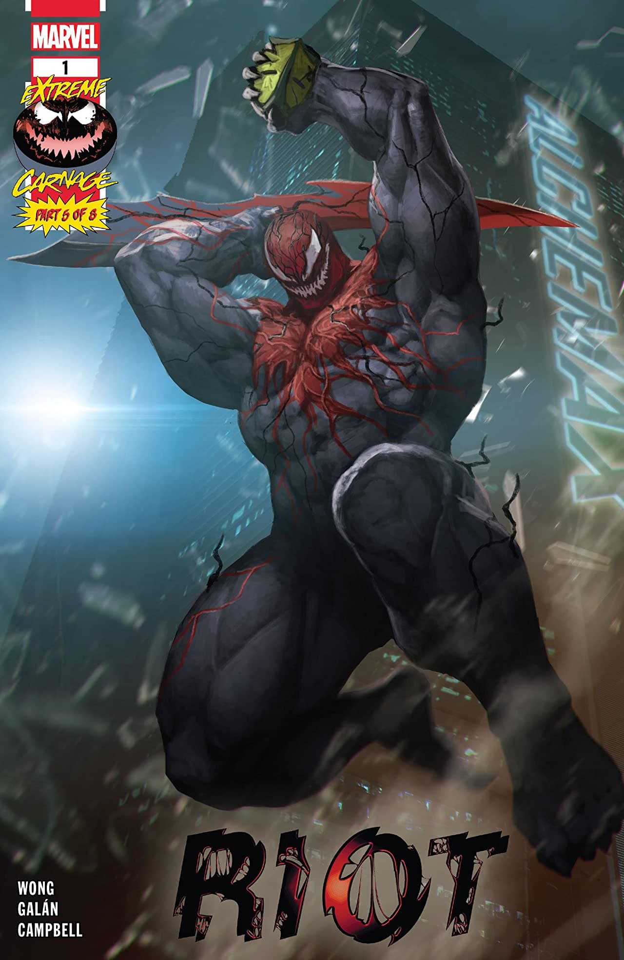 Extreme Carnage: Riot #1 cover
