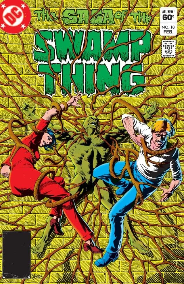 The Saga of Swamp Thing #10 cover