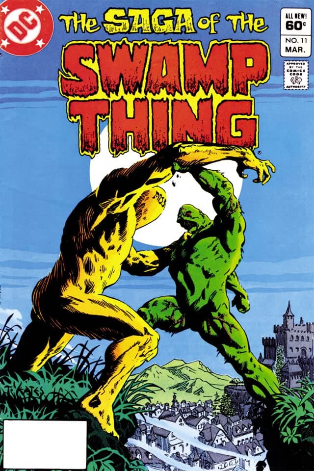 The Saga of Swamp Thing #11 cover