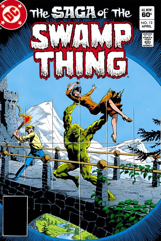 The Saga of Swamp Thing #12 cover