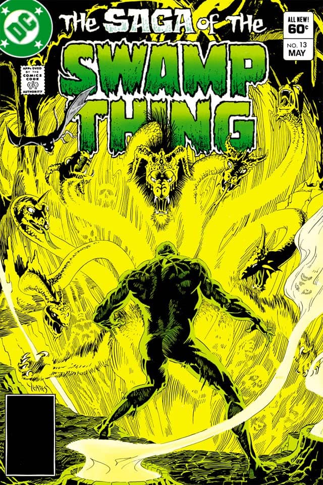 The Saga of Swamp Thing #13 cover