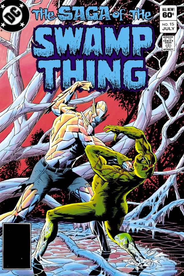 The Saga of Swamp Thing #15 cover