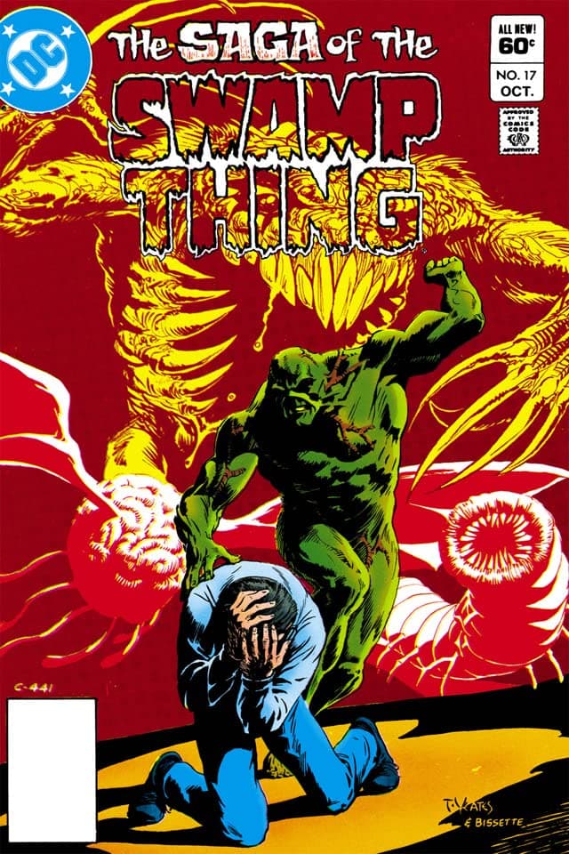 The Saga of Swamp Thing #17 cover
