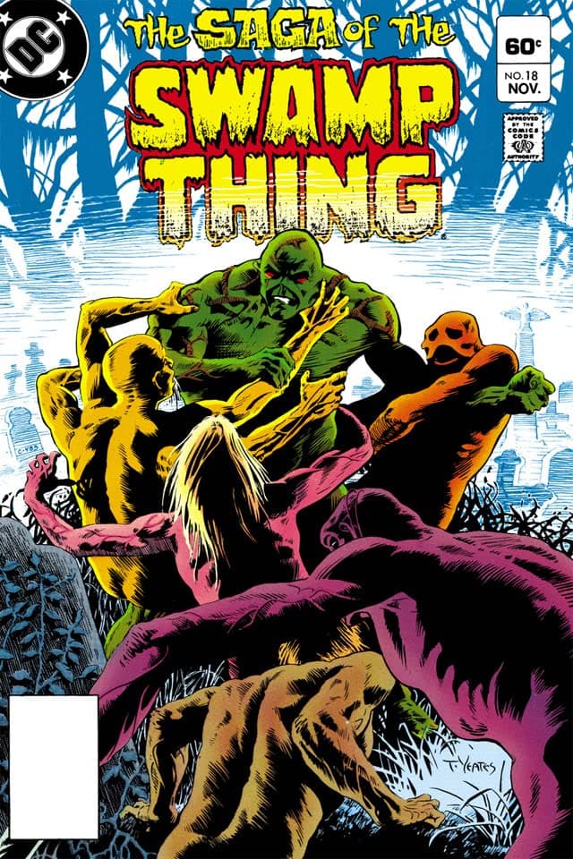 The Saga of Swamp Thing #18 cover