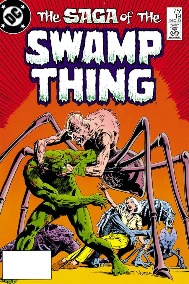 The Saga of Swamp Thing #19 cover