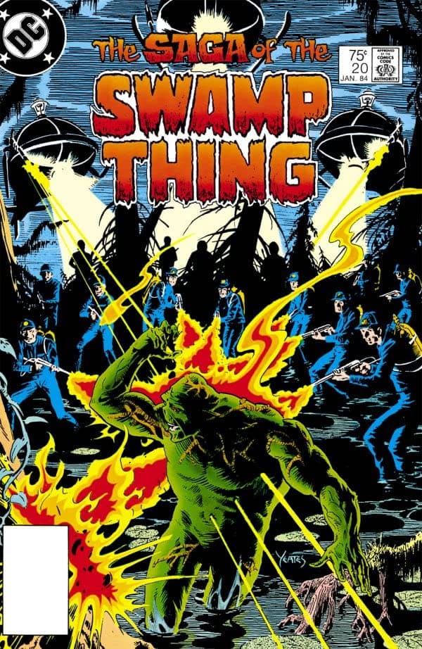 The Saga of Swamp Thing #20 cover