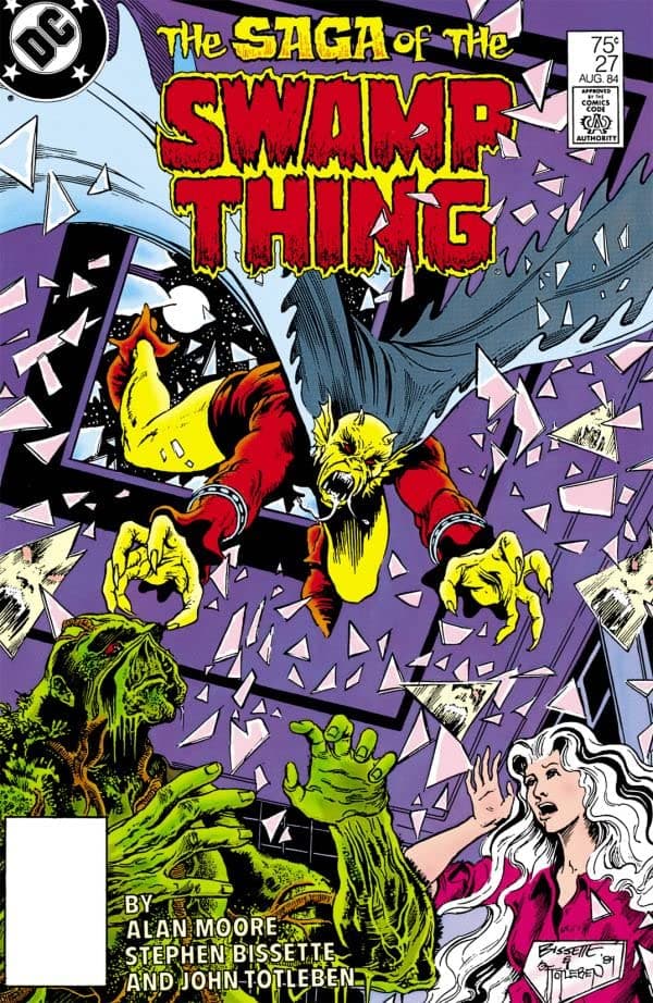 The Saga of Swamp Thing #27 cover