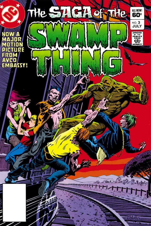 The Saga of Swamp Thing #3 cover