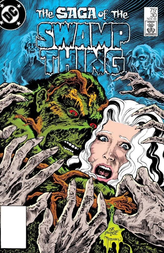 The Saga of Swamp Thing #30 cover