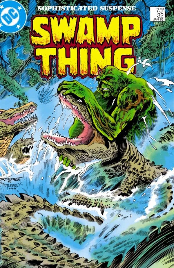 The Saga of Swamp Thing #32 cover
