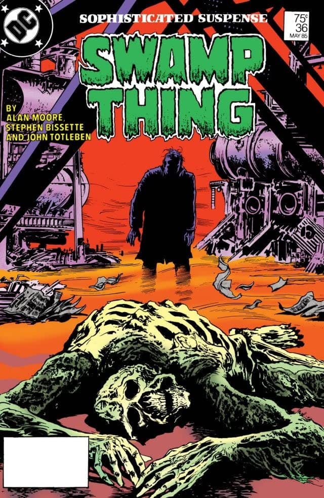 The Saga of Swamp Thing #36 cover